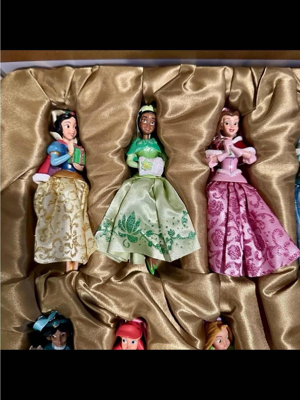 2017 Disney Princess Holiday Set of 10 Ornaments